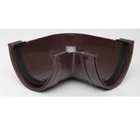 Polypipe RD503BR BROWNPolyflow Deep Capacity [Brown] Angle 90 Degree RD503 for 117mmx 75mm PVCu Half Round deepline guttering Systems