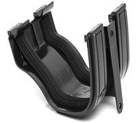 Polypipe Rog02B Black Ogee Extra Capacity Gutter Union/joiner Rog02B Black 130 X 70mm