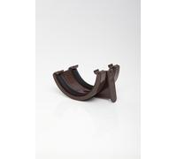 POLYPIPE RR102 Brown Union Bracket for 112mm Half Round guttering System