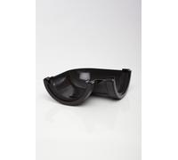 POLYPIPE RR103 Black 90º Angle for 112mm Half Round guttering System