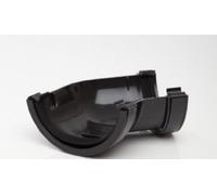 POLYPIPE RR104 Black 135º Angle for 112mm Half Round guttering System