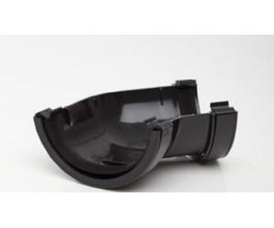 POLYPIPE RR104 Black 135º Angle for 112mm Half Round guttering System
