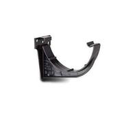 POLYPIPE RR109 Black Fascia Brackets 112mm Half Round guttering System (Pack of 3)