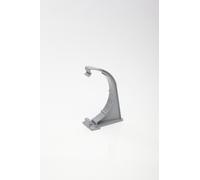 POLYPIPE RR109 Grey Fascia Brackets 112mm Half Round guttering System (Pack of 3)