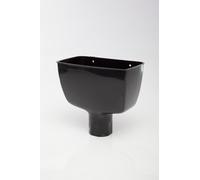 POLYPIPE RR130 Black Standard Hopper Head for 68mm downpipe System