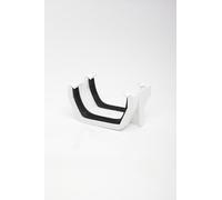 POLYPIPE RS202 White Union Bracket for 112mm Square guttering System