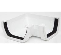 POLYPIPE RS203w White for 112 x 65mm Square guttering System 90° Angle