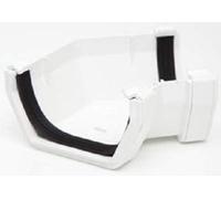 POLYPIPE RS204 WHITE 135 degree angle for 112 x 65mm Square guttering system