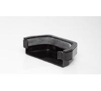 POLYPIPE RS207 Black External Stop-end for 112 x 65mm Square guttering System