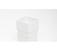 POLYPIPE RS225 White Pipe Connector Joiner Plain for 65mm Square downpipe