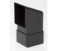 POLYPIPE RS228B Black Shoe for 65mm Square downpipe System