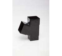 POLYPIPE RS229 Black 112.5 Degree Branch for 65mm Square downpipe System
