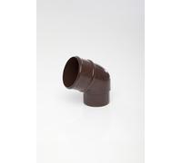 POLYPIPE/TUFFLEX RR127br/RWSB2BN Brown 112.5deg Offset Bend for 68mm downpipe