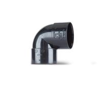 Polypipe Waste Solvent Weld ABS Knuckle Bend 32mm x 90deg Black WS15B