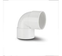 Polypipe Waste Solvent Weld ABS Knuckle Bend 40mm x 90deg White WS16W
