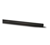Polypipe Waste Solvent Weld ABS Pipe 50mm x 3mtr Black WS51B
