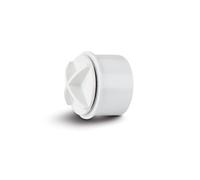 Polypipe Waste Solvent Weld ABS Screwed Access Plug 32mm White WS29W
