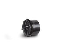 Polypipe Waste Solvent Weld ABS Screwed Access Plug 50mm Black WS72B