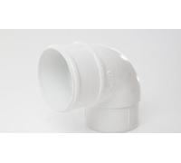 POLYPIPE White RR132 92.5deg Offset Bend for 68mm downpipe