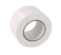 Polyplas White Gaffer Tape 50 mm x 50m Duck Tape Solid Colours White. Repair, craft, High Strength Waterproof Cloth Repair Tape, Strong Adhesive Duct Tape for Indoor/Outdoor
