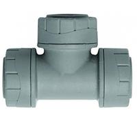 Polyplumb 22mm Equal Tee - PB222 - Bag of 2
