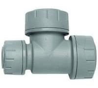 Polyplumb 22mm x 15mm x 22mm Reducing Tee- PB1422 - Bag of 2