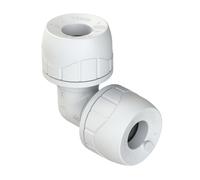 PolyPlumb 90deg Elbow 10mm Enhanced White PB110EW