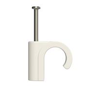 PolyPlumb Nail-In Clip 15mm Enhanced White FIT2215