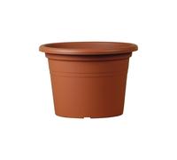 Polypropylene Cylinder Pot 40 cm Brown Teraplast 01001