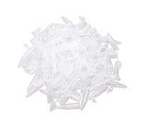 Polypropylene Graduated Micro Centrifuge Tube with Snap Cap Round Lab Sample Supply Bottom 1.5ml Capacity Container (Pack of 100)