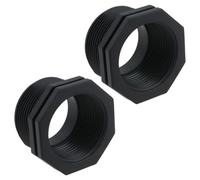 Polypropylene PP 1-1/2in - 1-1/4in Female - Male Pipe Threaded Reducing Bush 2pc