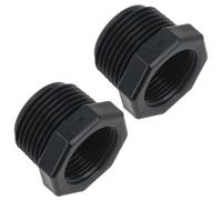 Polypropylene PP 1in - 3/4in Female - Male Pipe Threaded Reducing Bush 2pc