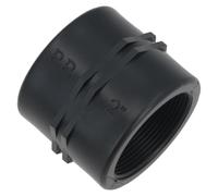 Polypropylene PP Female Threaded Pipe Fitting Sockets 2in - 2in BSP 1pc