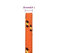 Polypropylene Rope Braided Poly Cord Line Sailing Boating Survival Yacht Camping