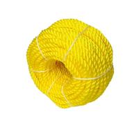 Polypropylene Rope - Yellow 1/2" X 100ft - All-Purpose Utility Rope For Marine Outdoor And DIY Sun-resistant And Anti-aging(14mm,70m)