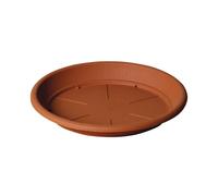 Polypropylene Saucer in Terracotta Color 45 cm 01011 Brown Teraplast