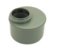 Polypropylene Sewer Pipe Reducer, 110mm to 50mm Flat, Internal Sewage System Compatible