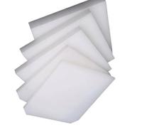 Polypropylene Sheet 10x10 cm for DIY Crafts Kitchen Organizers Templates - Food Grade Reusable 1pc(2mm)