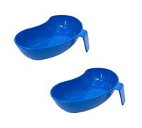 Polypropylene Vomit Bowl with Handle 1.5L Pack Lightweight Sick Bowl, Durable & Easy to Clean | Reusable Medical Basin | Medical Sick Bowl, Care Home, Autoclavable, UK Made