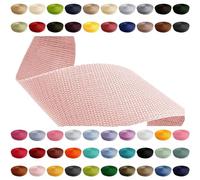 Polypropylene Webbing 2m 5m 10m 50m, 50 Colours, Widths 10mm 15mm 20mm 25mm 30mm 40mm 50mm Bag Strap Polypropylene Ideal for DIY Projects, Crafts (811) Powder Pink, 25mm x 10m