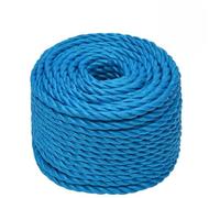 Polypropylene Work Rope, 3mm x 250m, Twisted All-Purpose Cord for Boat Anchoring, Docking, Marine, Garden and Outdoor Projects