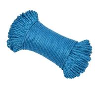 Polypropylene Work Rope, 3mm x 250m, Twisted All-Purpose Cord for Boat Anchoring, Docking, Marine, Garden and Outdoor Projects