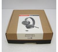 Plantronics - Voyager 4220 UC USB-A (Poly) - Bluetooth Dual-Ear (Stereo) Headset - Connect to PC, Mac, & Desk Phone - Noise Canceling - Works with Teams, Zoom & more