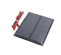 Polysilicon Solar Panel 5V 1W 200mA High Efficiency Epoxy Cell for DIY Science Projects, Toys, Lawn Lights and Phone Chargers, Compact Portable powers Supply(1PCS)