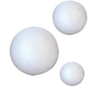 Polystyrene Balls - 7cm diamter - Pack of 10 Make Your own Christmas Baubles, Decoration and Other Craft