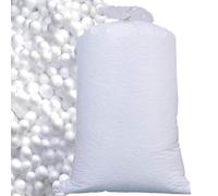 Polystyrene Bean Bag Booster Refill Large Cubic Feet White Beads Top Up Bag (20 Cubic Feet)