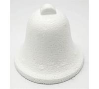 Polystyrene Bells, 70mm/7cm, Set of 3, White Styrofoam Foam for DIY Crafts, Christmas Tree Baubles, Hanging Pendants