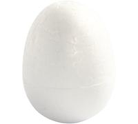 Polystyrene Eggs, H: 7 cm, W: 5 cm, 5pcs