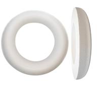 Polystyrene Flat 170mm (17cm) - Pack of 10 - Half Wreath Festive Ring Wreath Garland for DIY Arts & Craft Projects for Christmas, Weddings, Halloween, Decoration, Home Decor and Floral Arrangements