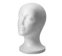 Polystyrene Heads, Female Styrofoam Foam Mannequin Manikin Head Model Wig Hair Glasses Hat Display